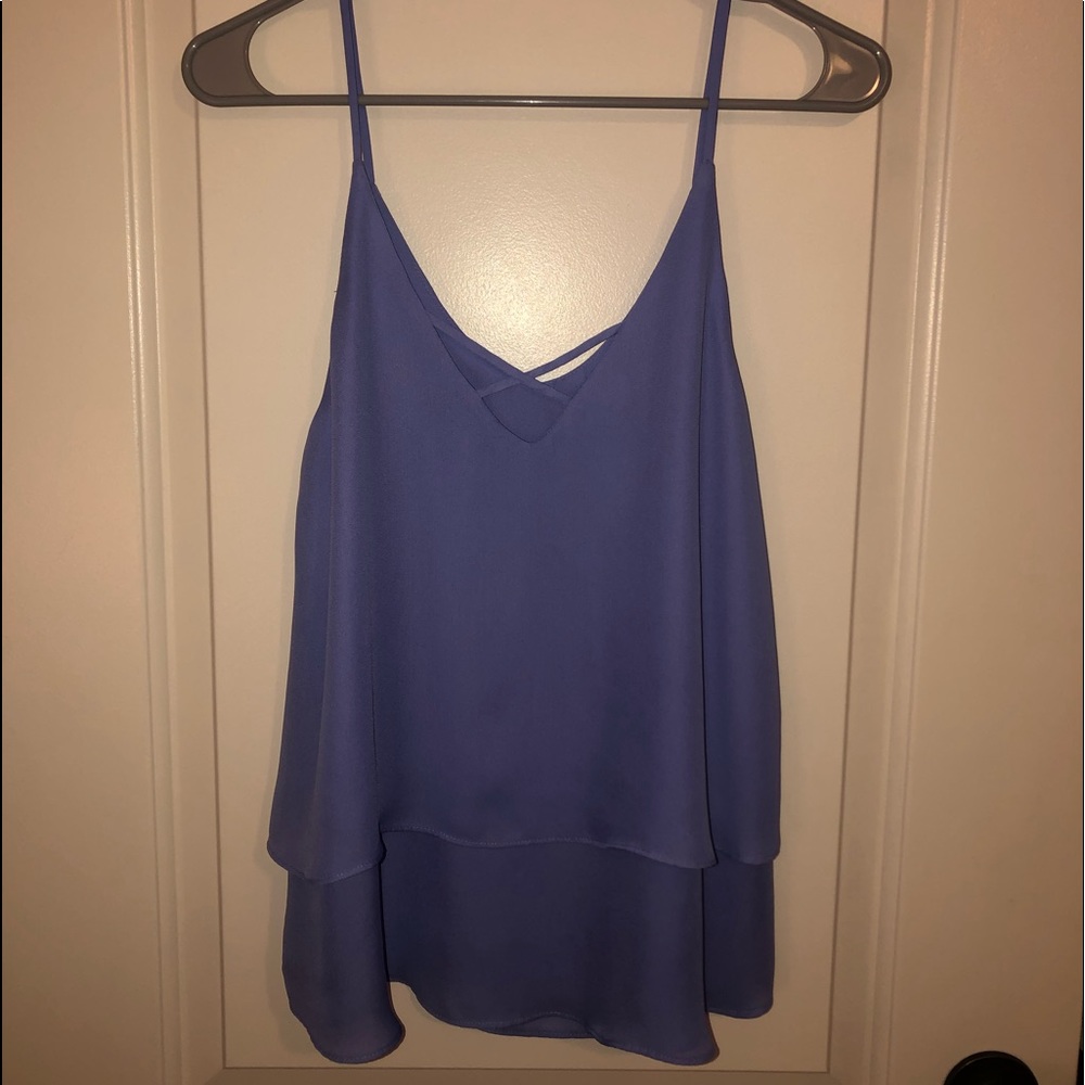 Chiffon Spaghetti Strap Blouse